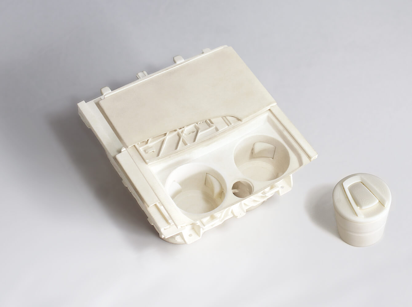 Sinterteil Ascher (geöffnet)