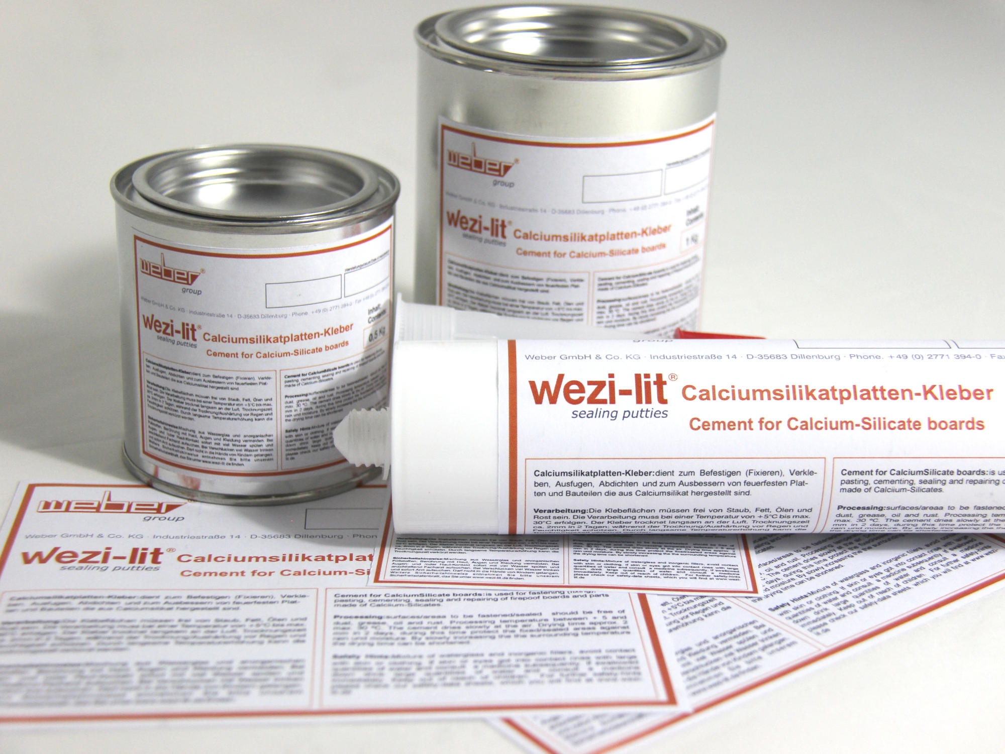 Calciumsilikatplattenkleber von wezi-lit